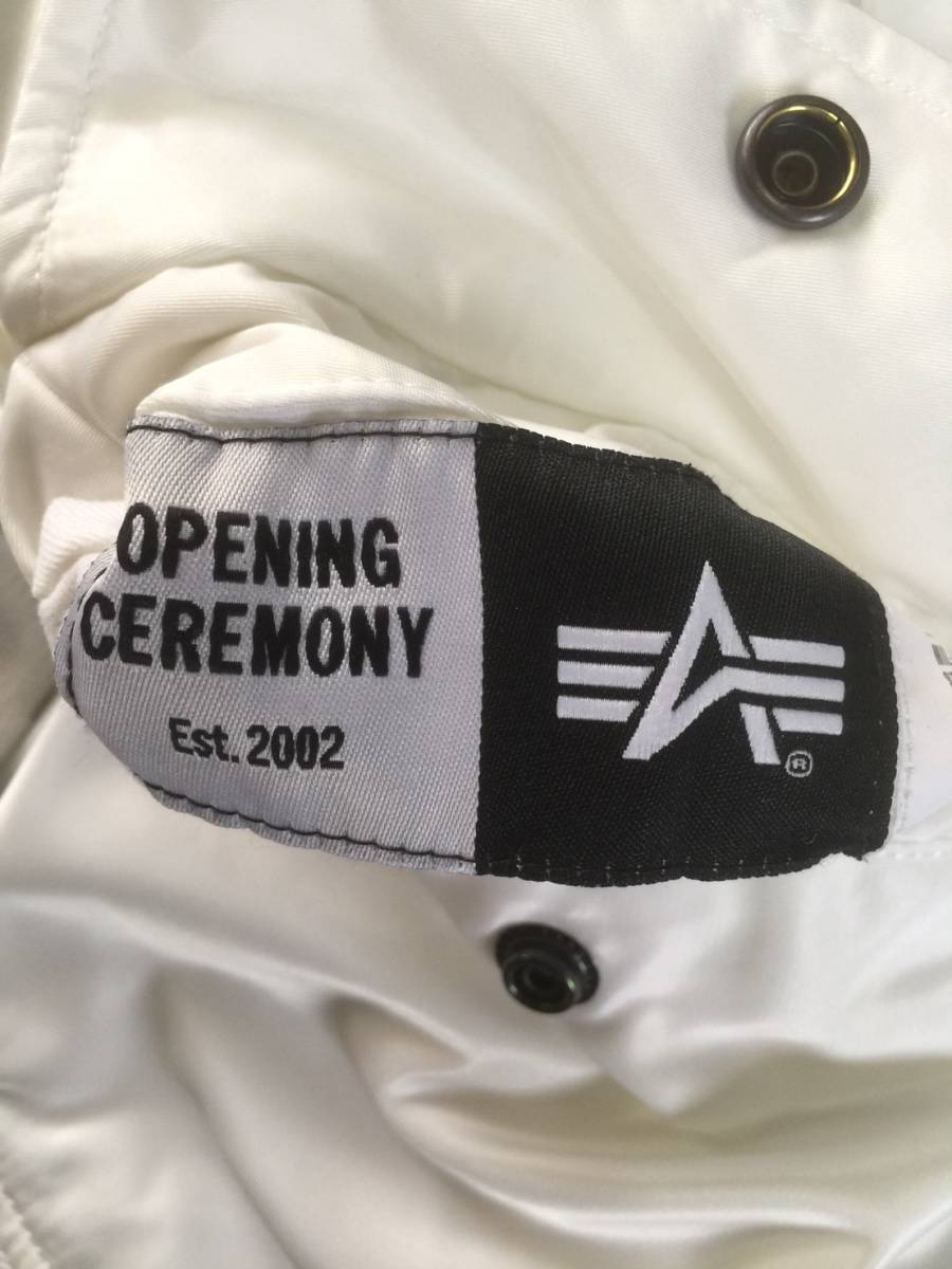 MA-1 Alpha Industries x Opening Ceremony 公式通販 OC リバーシブル CEREMONY ALPHA OPENING Fall&frasl;Winter Spring MA-1フライト Fit