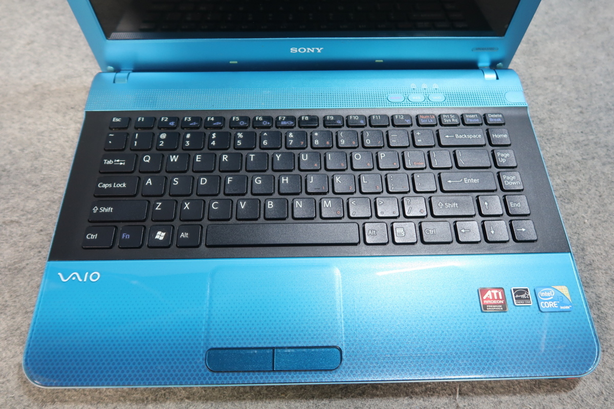 SONY VAIO VPCEA37EC Core i3-型番不明 4GB DVDスーパーマルチ ノート