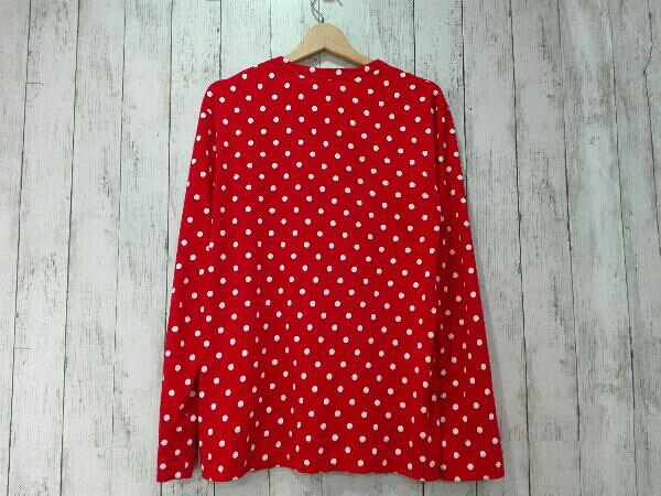 PLAY COMME des GARÇONS 赤い水玉長袖 Comme Des Garçons Play ポルカ