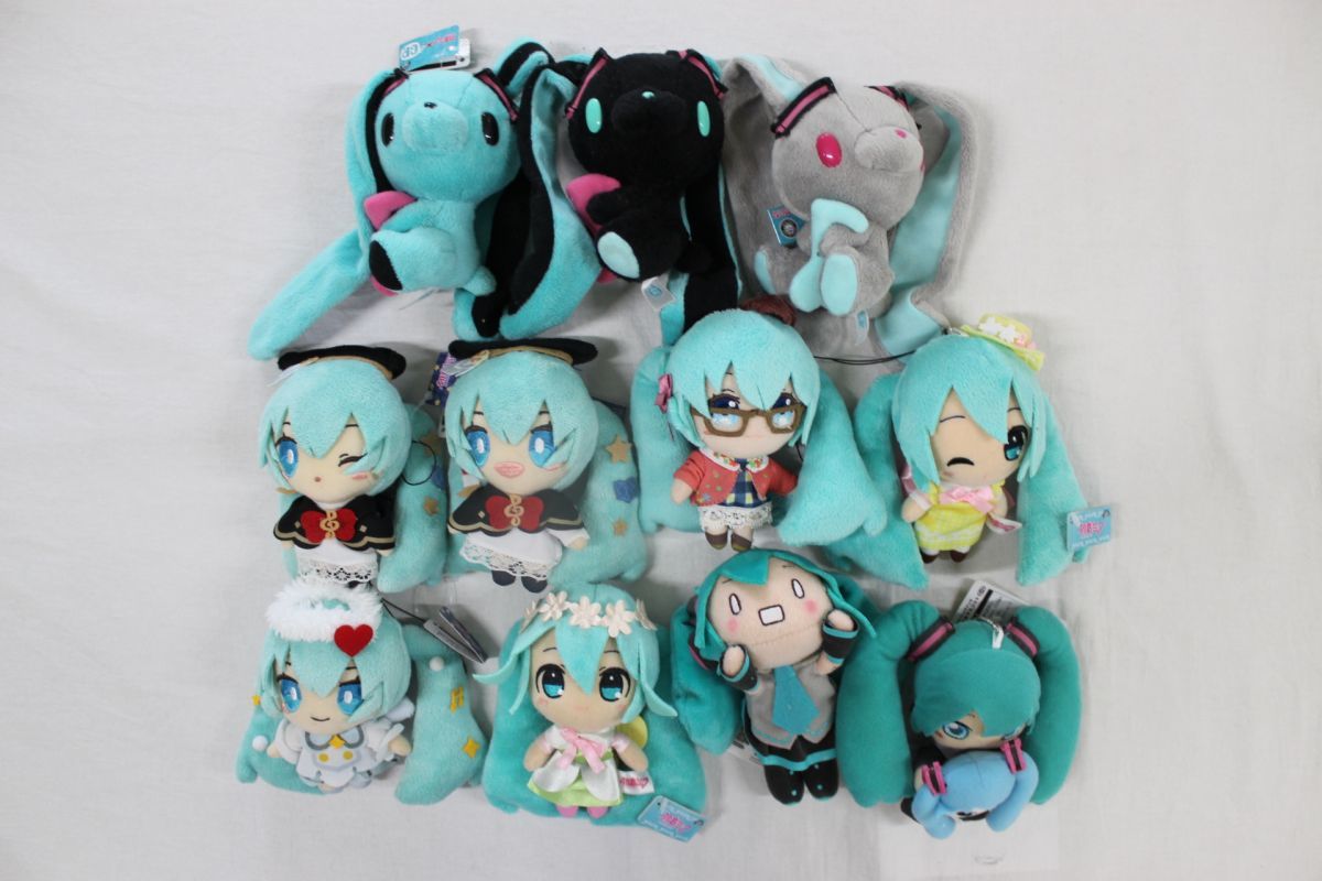 B00】初音ミク ぬいぐるみ マスコット まとめ大量グッズセット品 初音