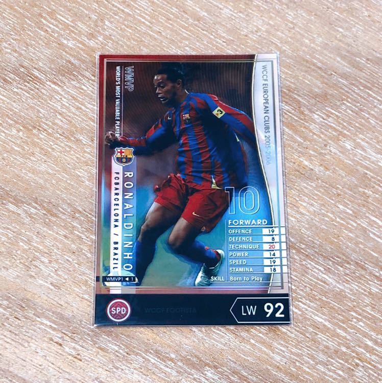 ★FOOTISTA★05-06WMVPロナウジーニョ★バルセロナ★テンプレ確定★コスト150★印刷ミス無し美品★WCCF★フッティスタ★コード解除済_1