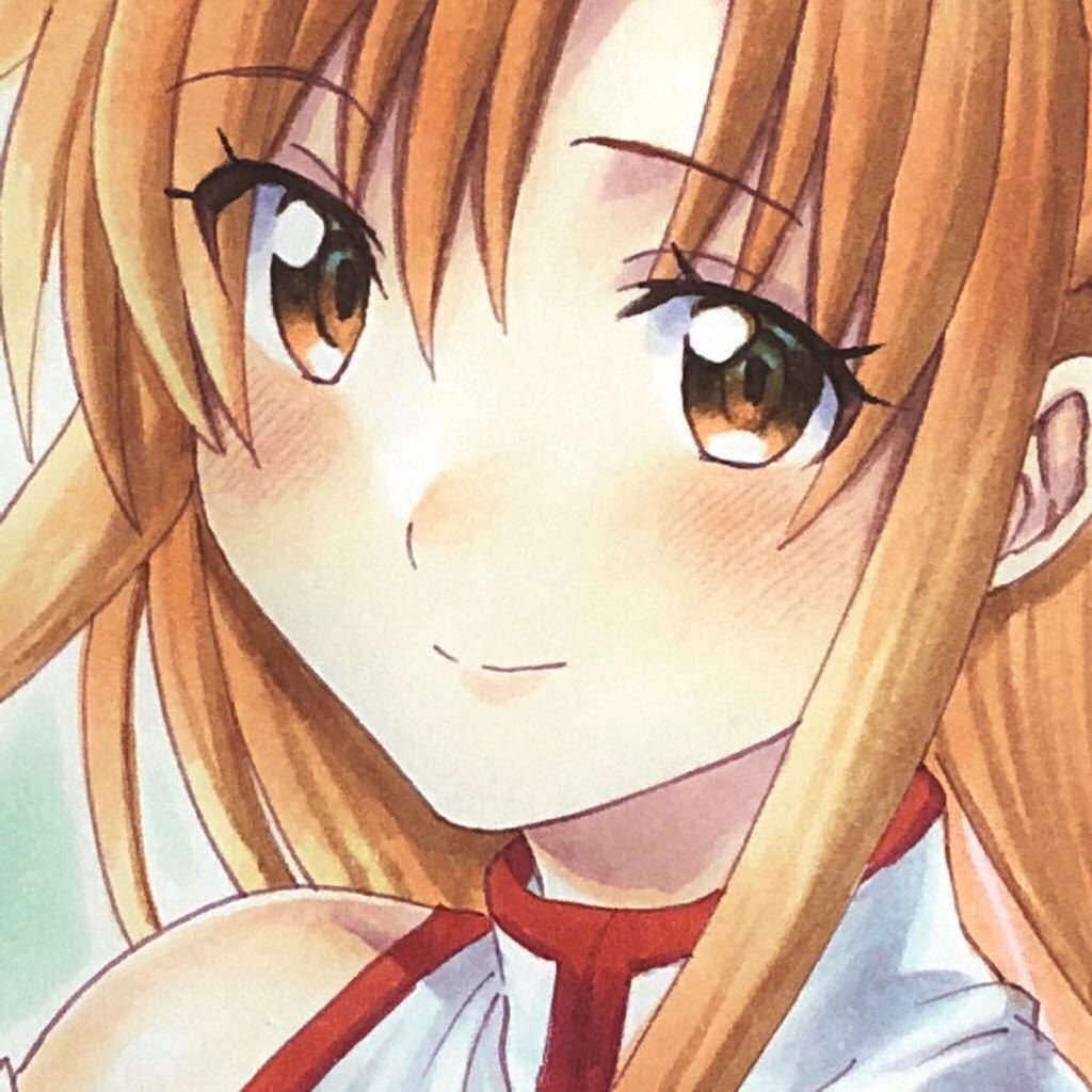 同人手描きイラスト ソードアート オンライン Sao アスナ 手描きイラスト 売買されたオークション情報 Yahooの商品情報をアーカイブ公開 オークファン Aucfan Com