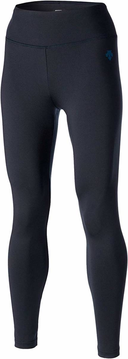 ＊【デサント★Amazon定価2773円★40％OFF】ロングタイツ 伸長発熱 UVカット 日本サイズ2L相当【Oサイズ★ブラック★ZZXQM50952】_1