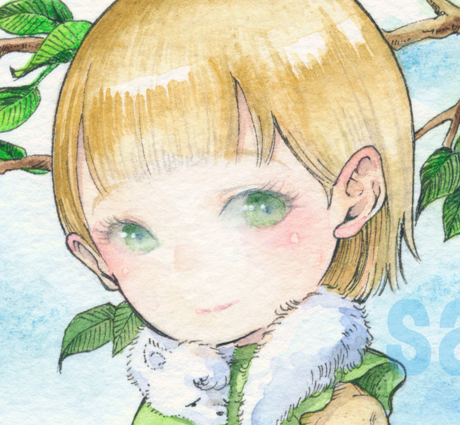 手描きイラスト 版権 同人 水彩 「スプーンおばさん」「ルウリィ