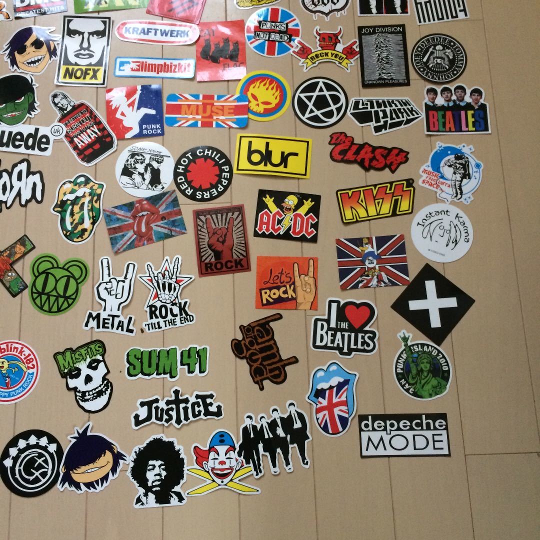 新品 洋楽 ロック パンク 50枚 ステッカー_4