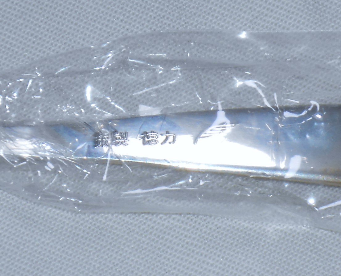 希少 徳力本店 STERLING SILVER 銀製 スプーン 6本 木箱入り 銀製