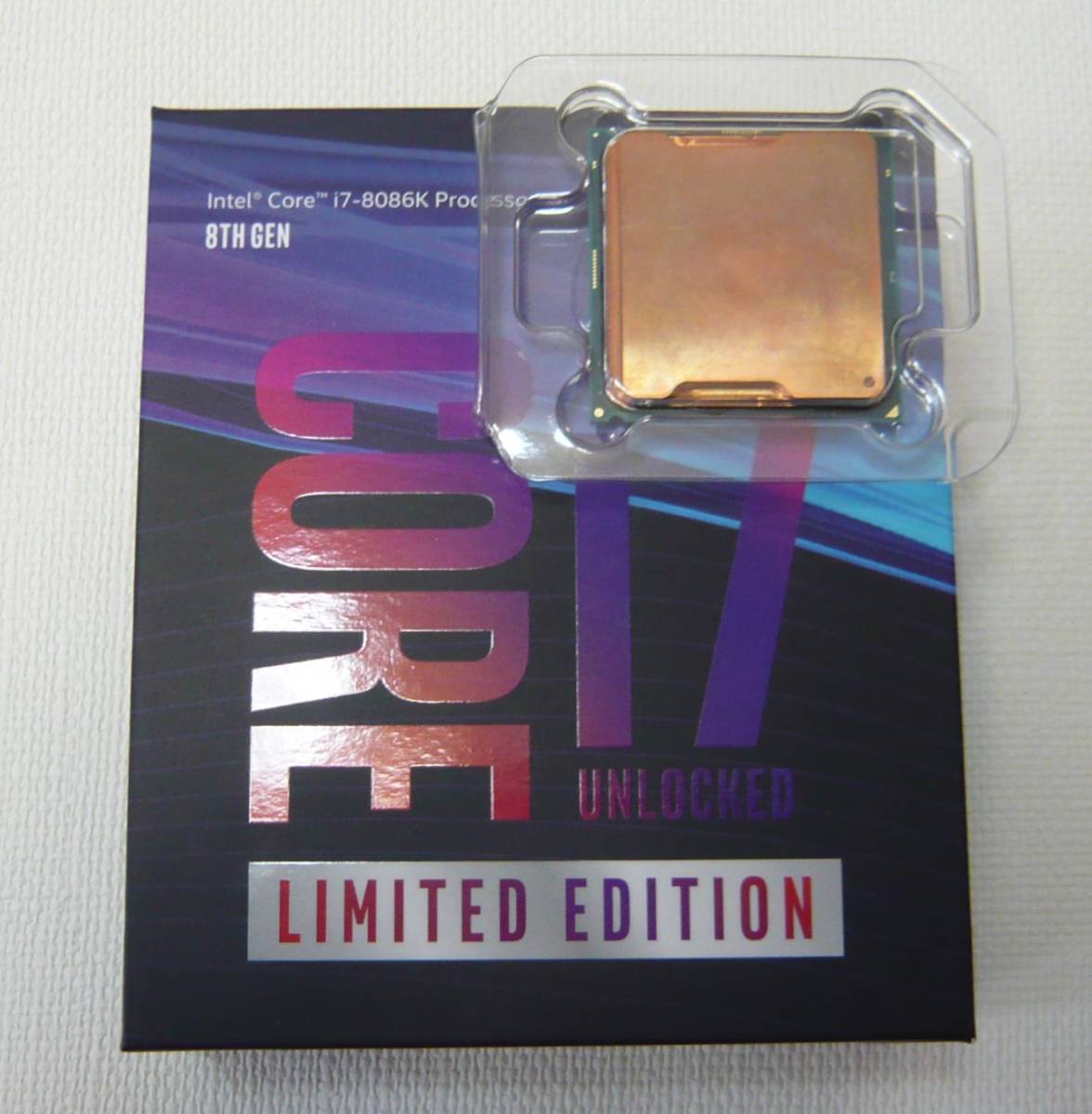 (中古品)Intel CPU corei7 8700K 殻割り Core i7 8700K 殻割り 動作品 Intel Core i7-8700K液体金属殻割り改造