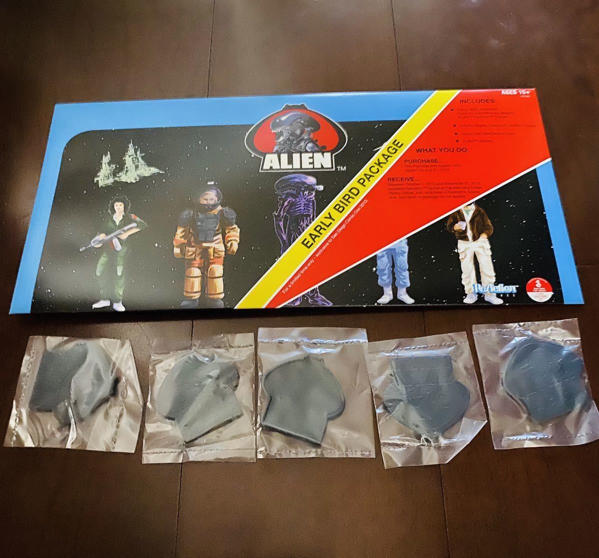 super7　リアクション　エイリアン　 アーリーバード パッケージ　フィギュア Alien - ReAction super7 アーリーバード エイリアン リアクション