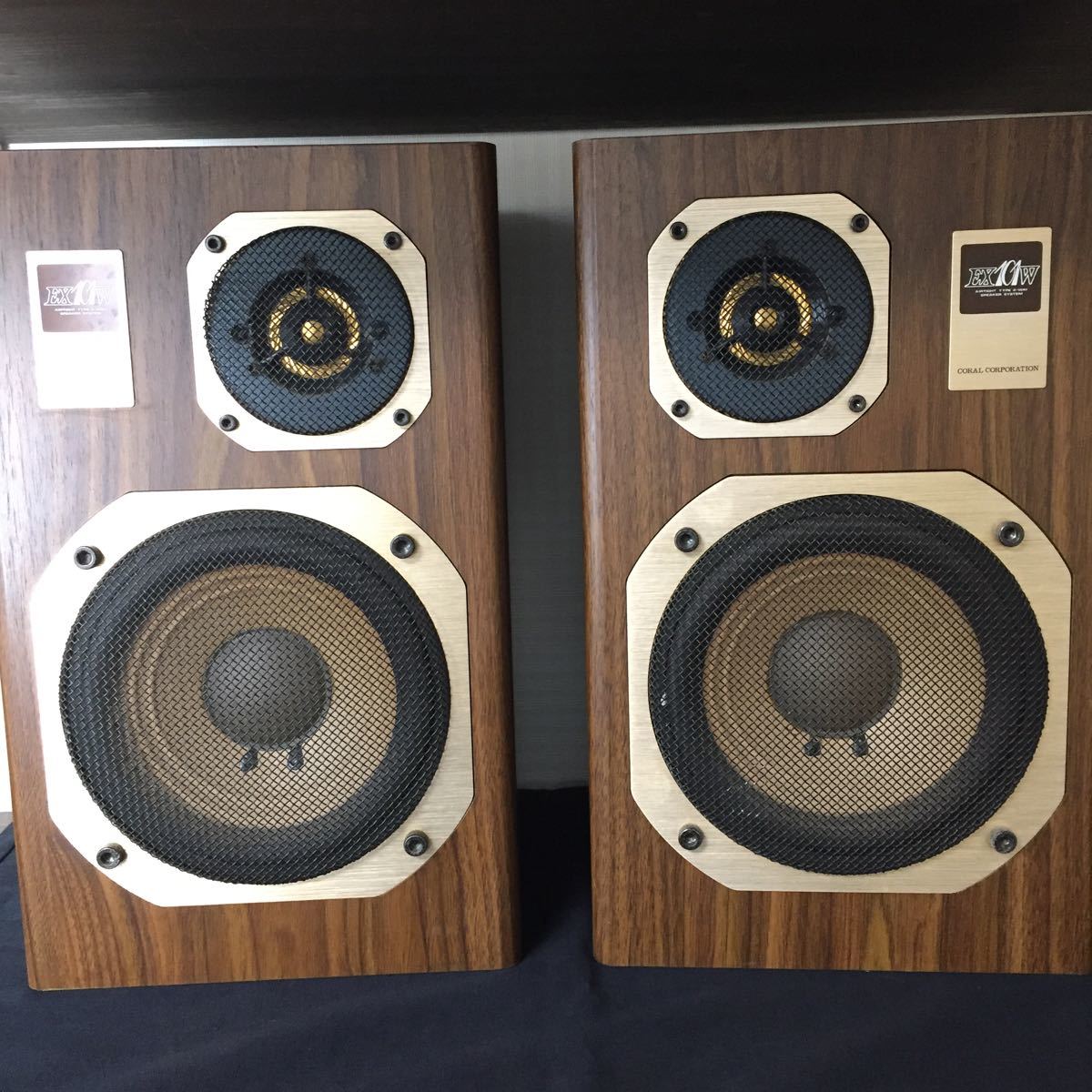コーラル　CORAL EX-101 スピーカーJBL JSC５５０ケーブル付属 CORAL EX-101 | EX101 コーラル スピーカー - リファイン メルカリ