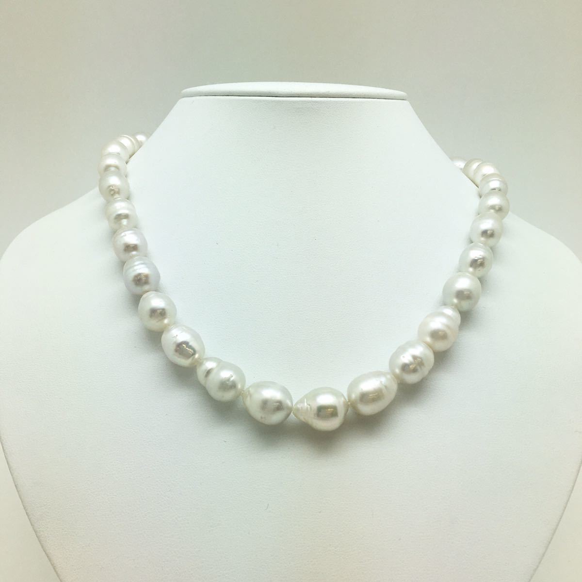 SALE!!□南洋白蝶真珠ネックレス 約10.5～15.5mm□重量約67.5g 全長約 