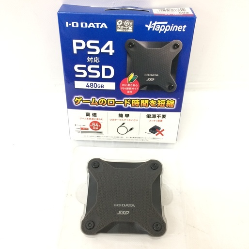 480GB 外付けSSD PS4対応 ゲーム | ポータブルSSD SSD [HNSSD-480BK