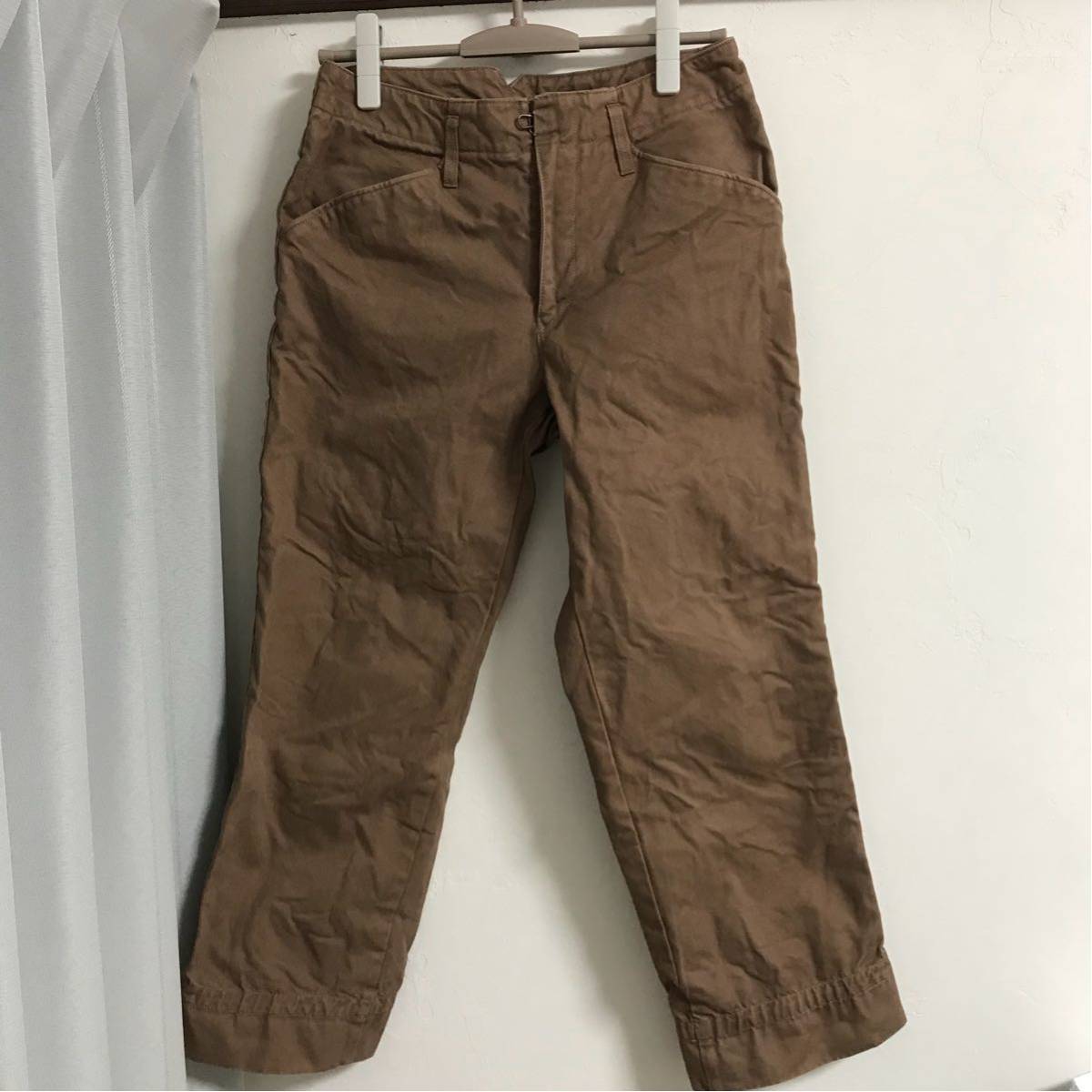 【kolor 25SS】パッカリング パンツ サイズ1 kolor kolor パッカリングパンツ 1 S クロップドパンツ チノパン