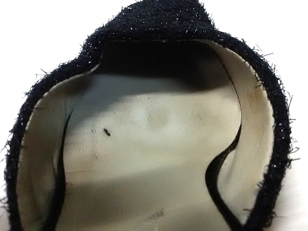 プラダ PRADA ミュール 35 化学繊維 黒 レディース 靴 サンダル プラダ レディース 35mm＊送込 wedge ダークブラウン×グリーン