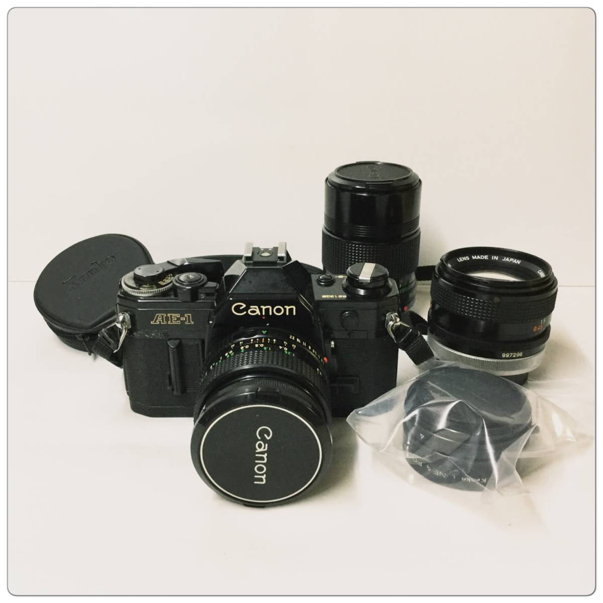 Canon AE-1 一眼レフ フィルムカメラ 561325 レンズ付き 家電、AV