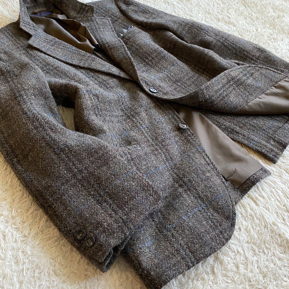 英国調】BROOKS BROTHERS ブルックスブラザーズ ツイード生地 