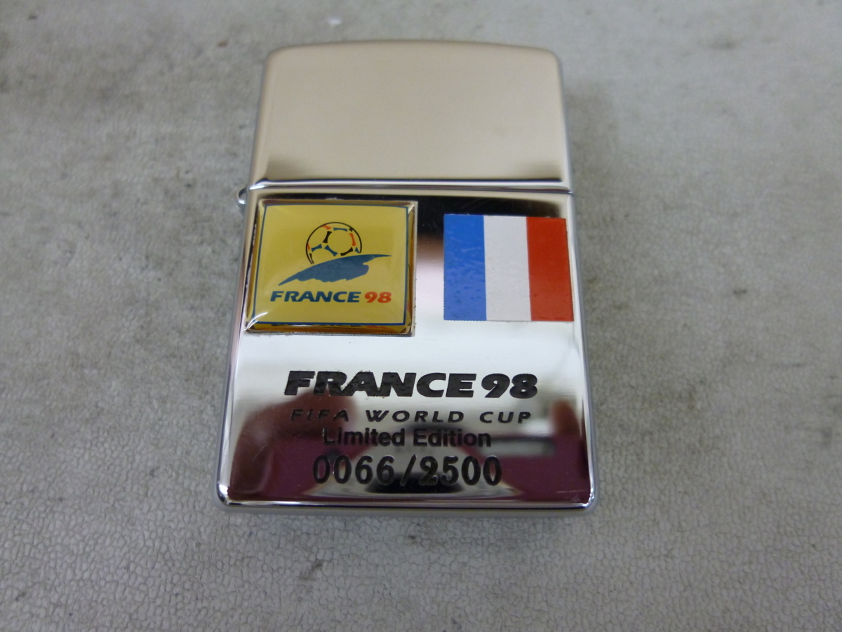 FIFA ワールドカップ ZIPPO フランス ジッポ 箱入り 0 Zippo シリアル