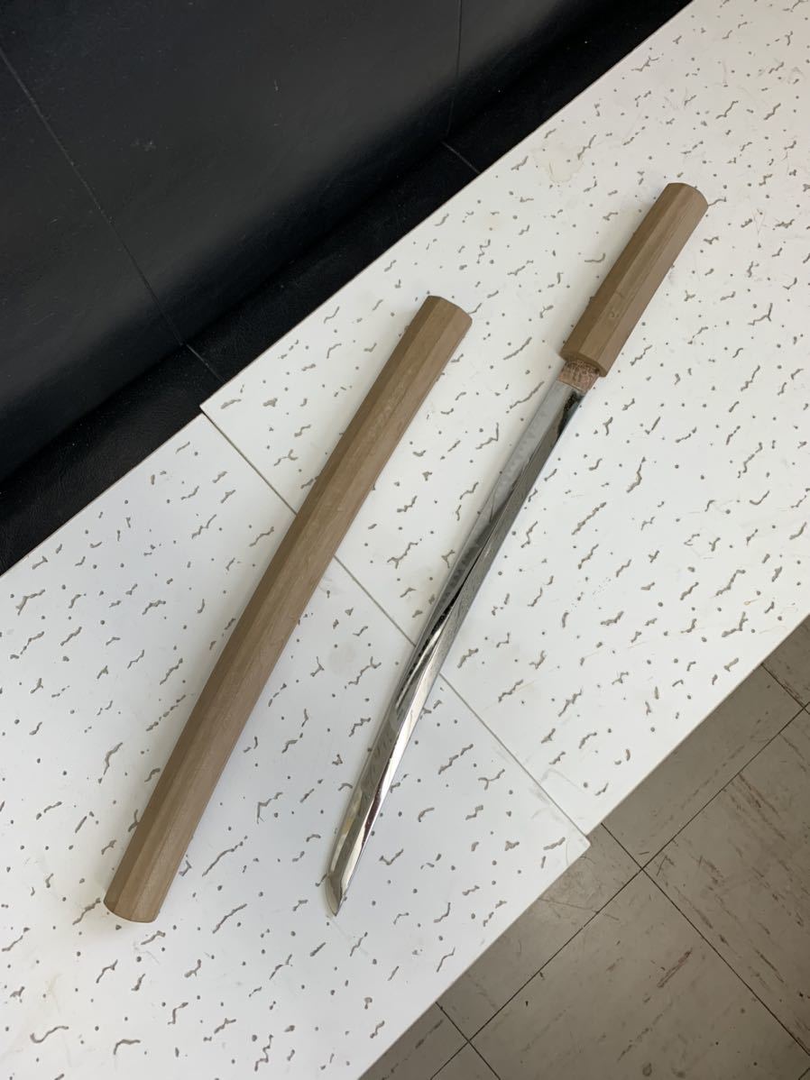 模造刀 白鞘脇差 全長約70cm 刃渡り45cm 【公式通販】