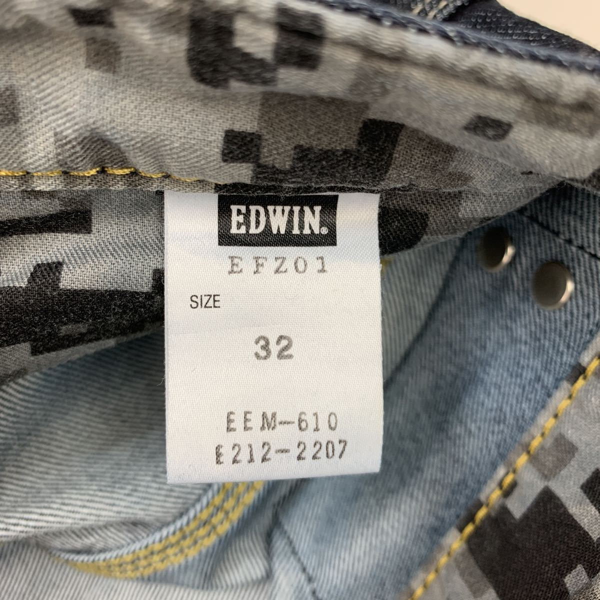 ■エドウィン EDWIN 【人気のモデル 色濃い目！】【すぐ履いていただける好アイテム！】E-FUNCTION EFZ01 立体裁断 デニムジーンズ W32■xx