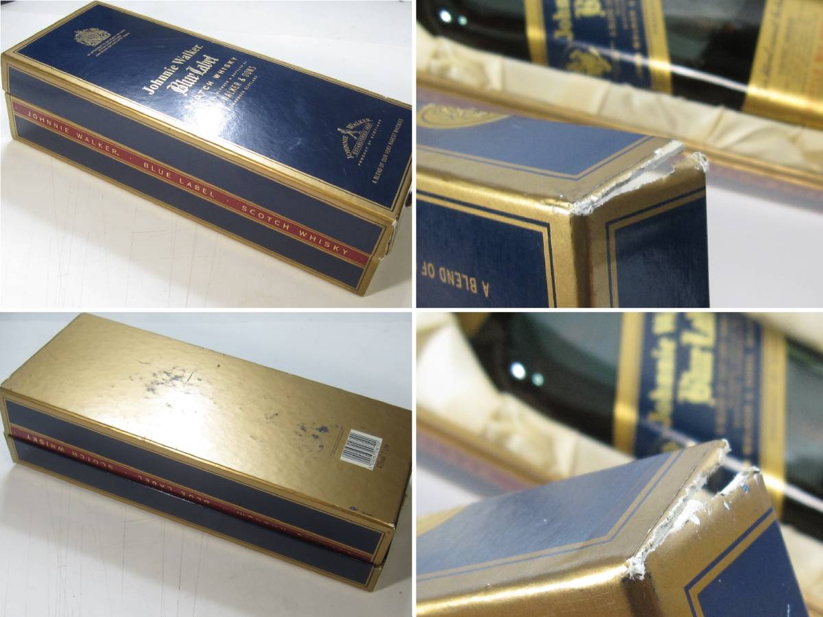 未開栓 1990年代 ? 旧ラベル ジョニーウォーカー ブルーラベル Johnnie