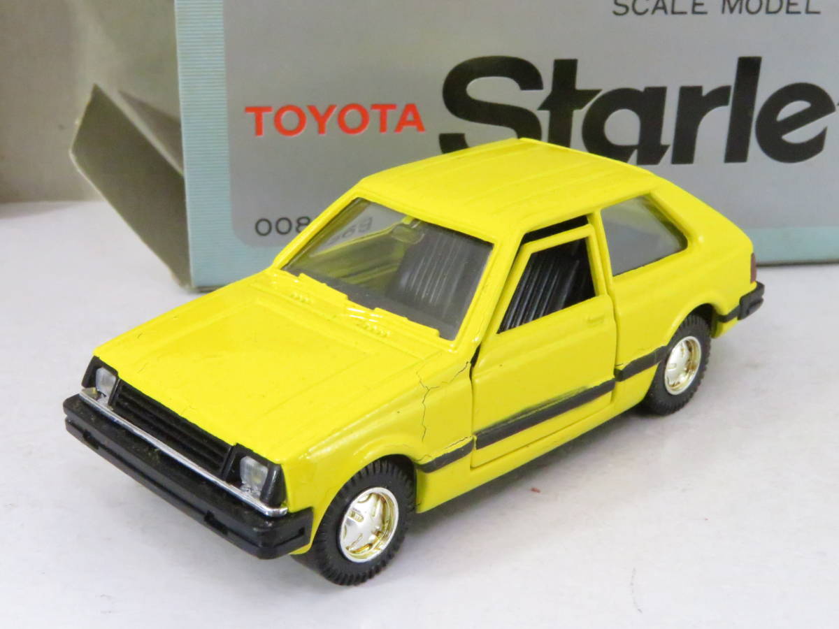 全国無料，限定SALE SCALE MODEL 1/43 TOYOTA Starlet トヨタ スターレット 難有 ジャンク 箱付 日本製 イレレ(乗用車)｜売買されたオークション情報、yahooの商品情報をアーカイブ公開 - オークファン 乗用車