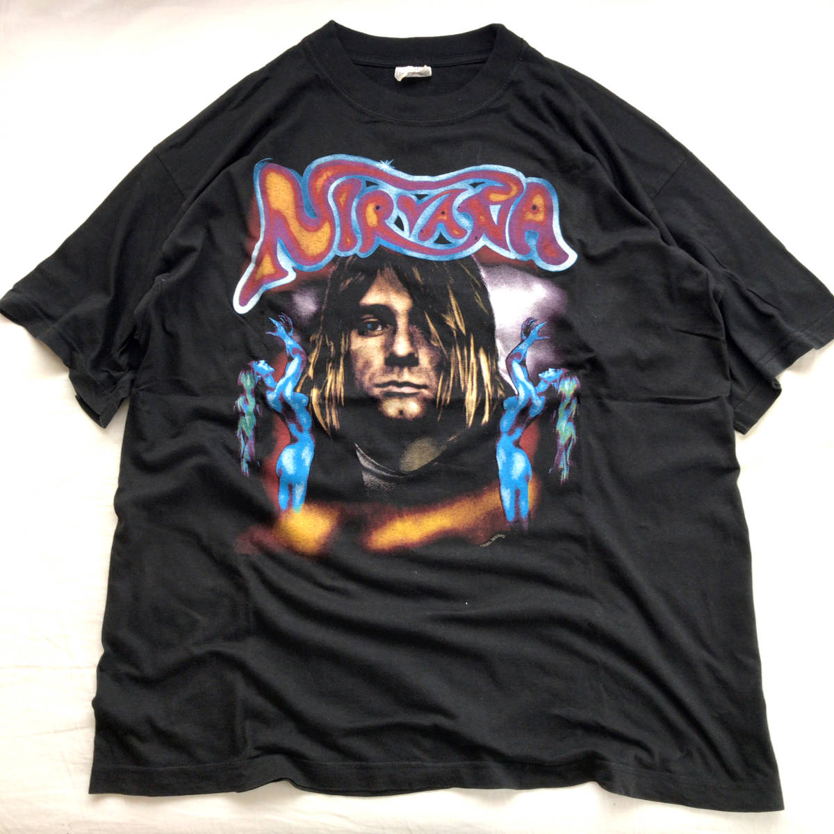 90s nirvana ビンテージ Tシャツ カートコバーン ユーロ kurt cobain 