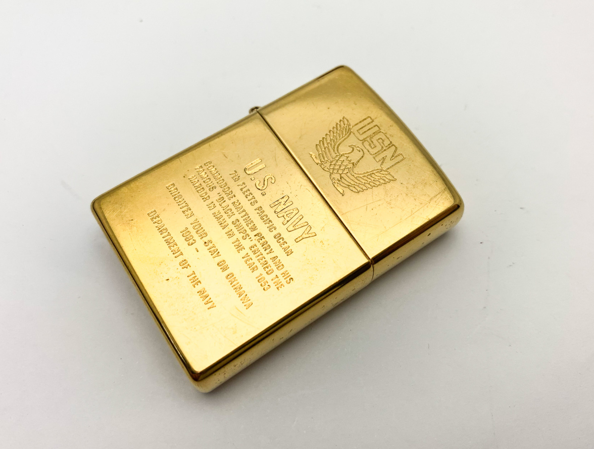 【1円オークション】 ZIPPO ジッポ U.S NAVY ライター ※現状品 ジッポ&frasl;ライター&frasl;USN&frasl;アメリカ海軍&frasl;1992年&frasl;の高価買取 NAVY (ライター)の落札相場・落札価格 アメリカ おしゃれ アメリカ第