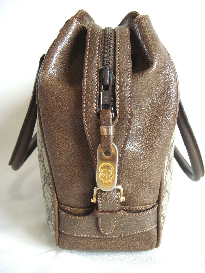 GUCCI オールドグッチ グッチ ハンドバッグ シェリーライン GG柄