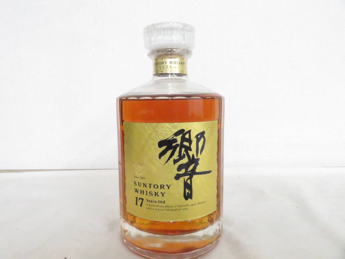 サントリー 箱 ウイスキー 響17年 裏ゴールド 旧ラベル 43% 700ml 17年 