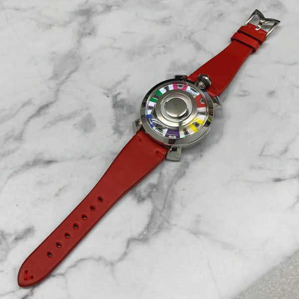 1円～！ ガガミラノ メンズ腕時計 9090.01 ミステリーユース 48mm 自動