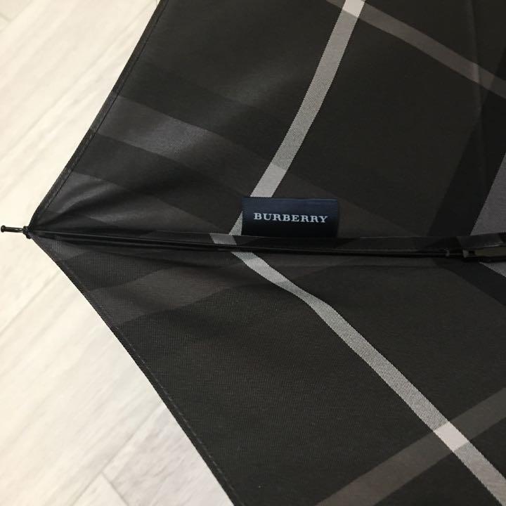 バーバリー ノバチェック ダークグレー 折りたたみ傘 雨傘 【公式通販】