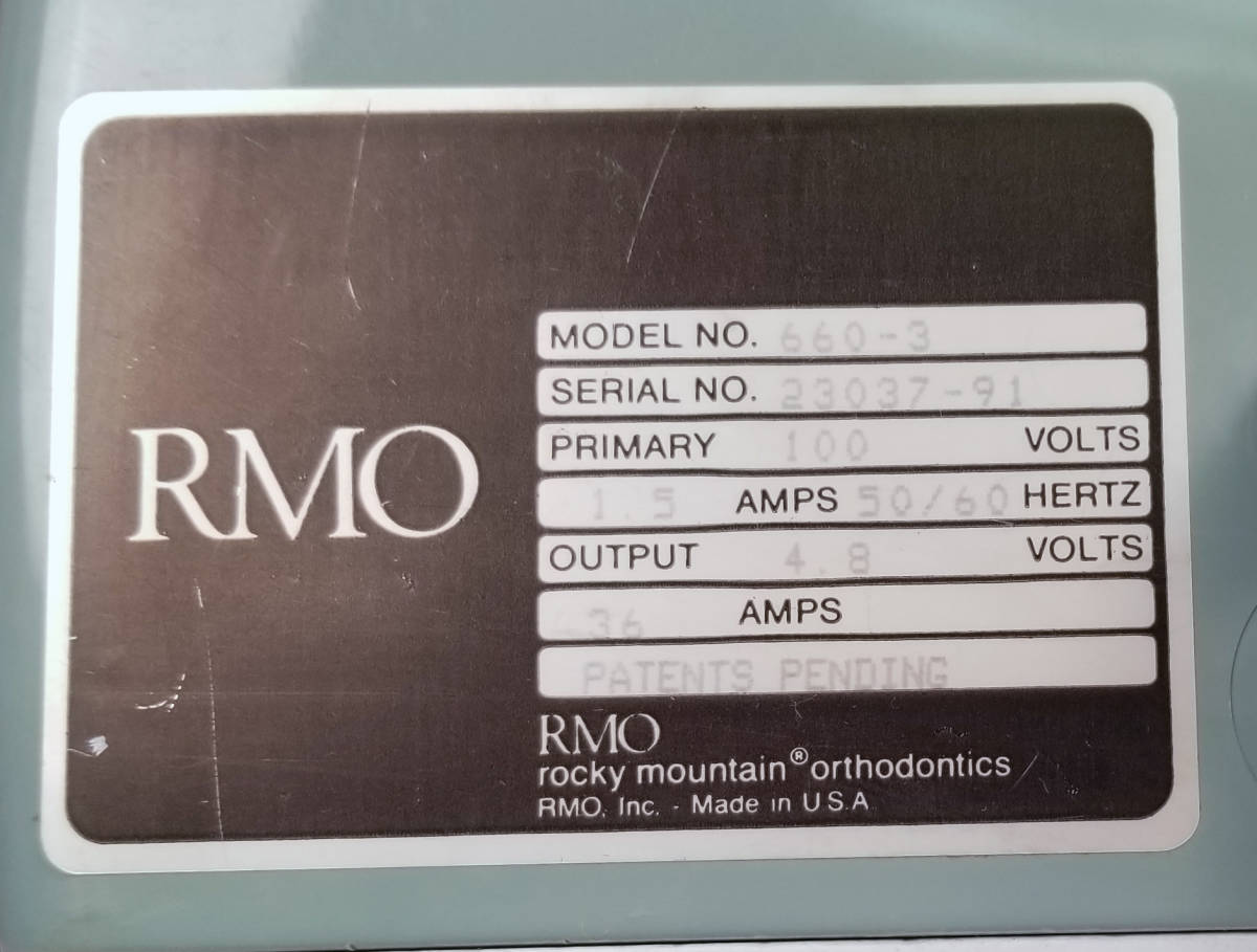 RMO スポットウエルダー rocky mountain orthodontics 動作確認済