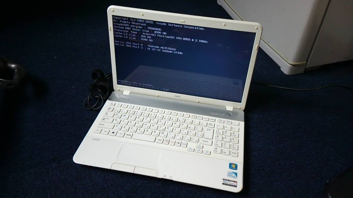 ジャンク品 NEC PC-LS150FS6W NEC 【公式通販】