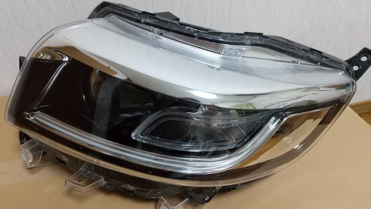 スペーシアカスタム MK53S 左ヘッドライト LED 美品 割れなし MK53S