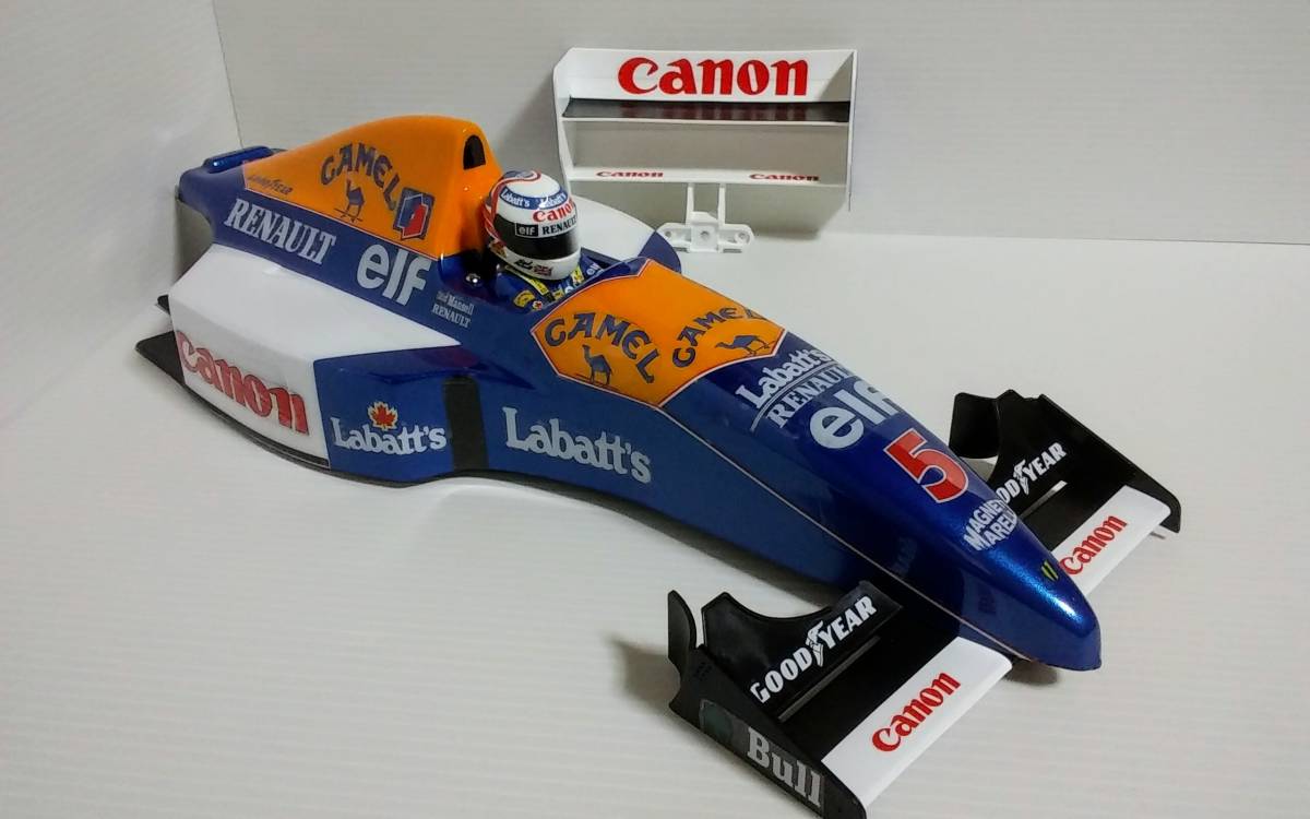 ウィリアムズルノーfw14b ボディセット タミヤf103 タミヤf104 京商 TRG ウィリアムズルノーfw14b仕様 F1ラジコンボディセット タミヤF103