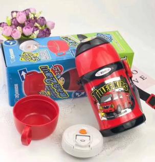 象印 (ZOJIRUSHI) 水筒 2WAY コップ&ストロー ステンレスボトル 450ml レッド SC-ZT45-RA_1