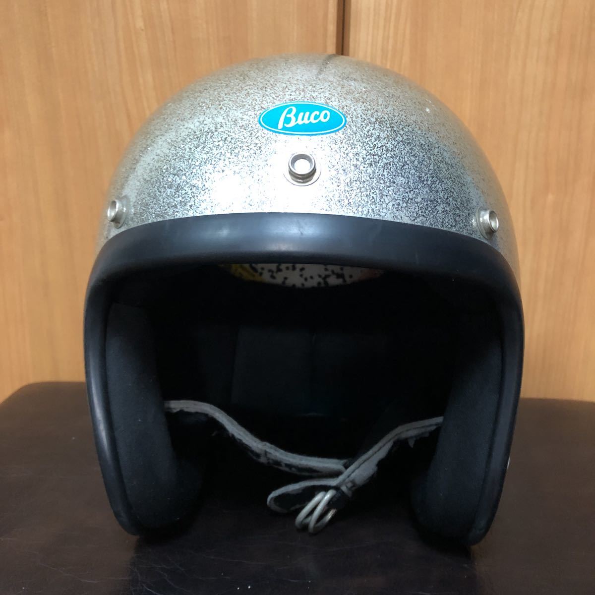 buco ジェットヘルメット ブコ シルバー ラメ s-m 56-58cm ベビーブコ