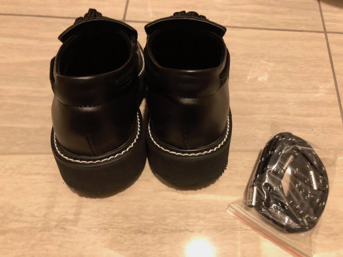 ☆ZUCCa【ブレードシューズ美品】ズッカ黒S22.5革靴合皮レザー