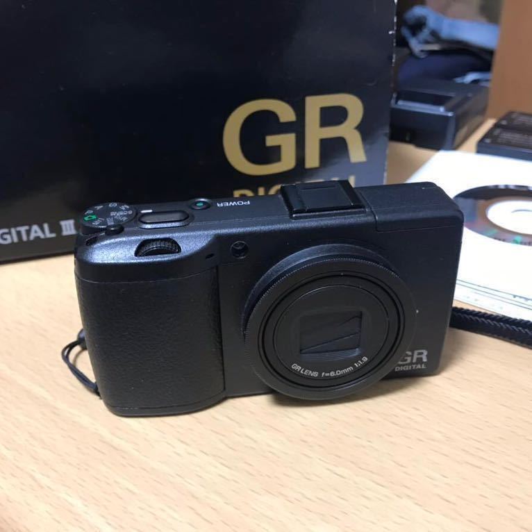 RICOH GR DIGITAL Ⅲ リコー GR DIGTAL 3 中古 美品 予備バッテリー SD