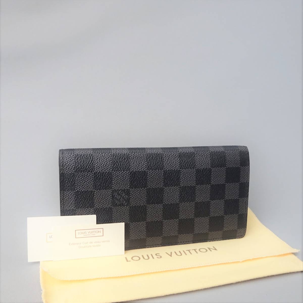 本物良品□ルイヴィトン□ダミエ・グラフィット□ポルトフォイユ 