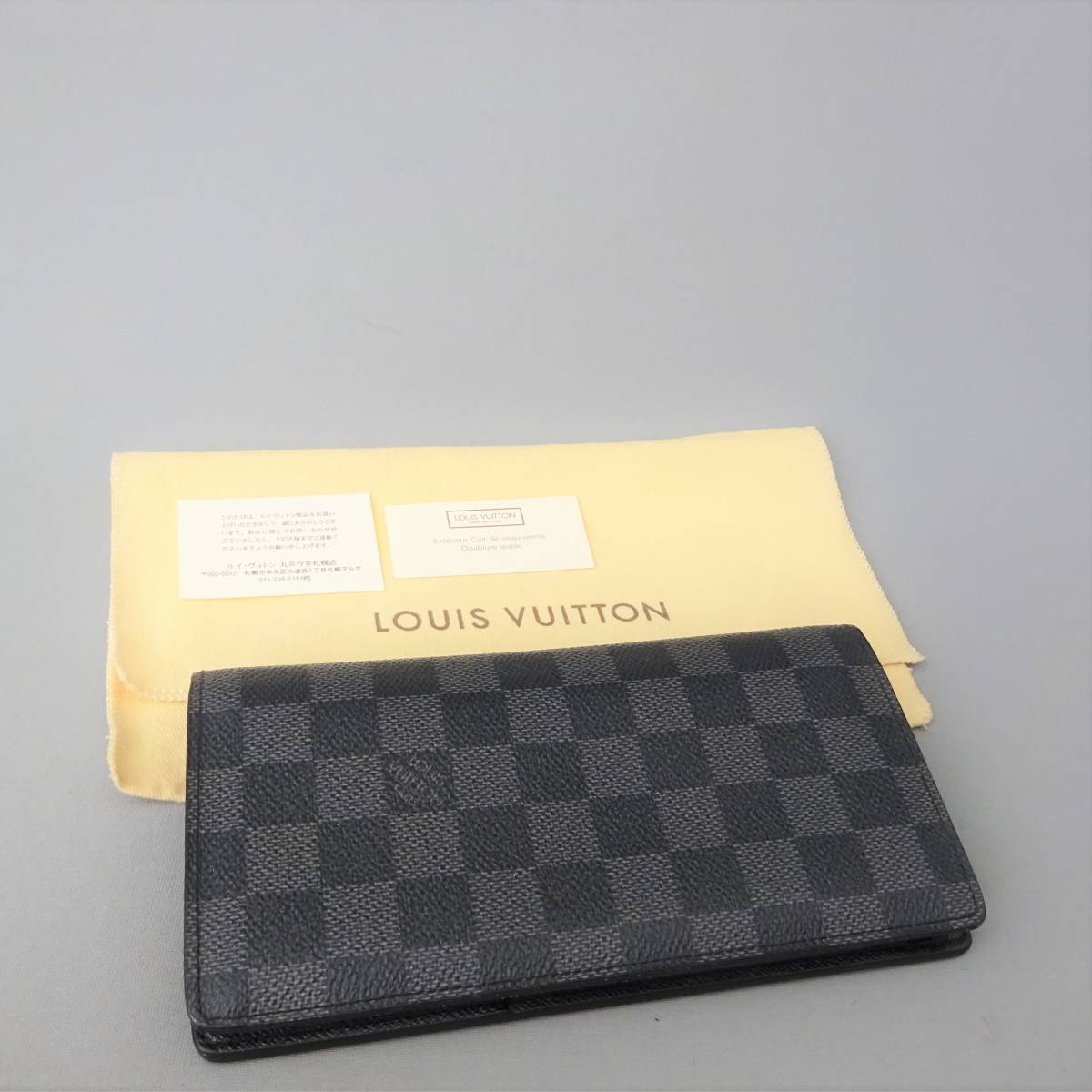 本物良品□ルイヴィトン□ダミエ・グラフィット□ポルトフォイユ 