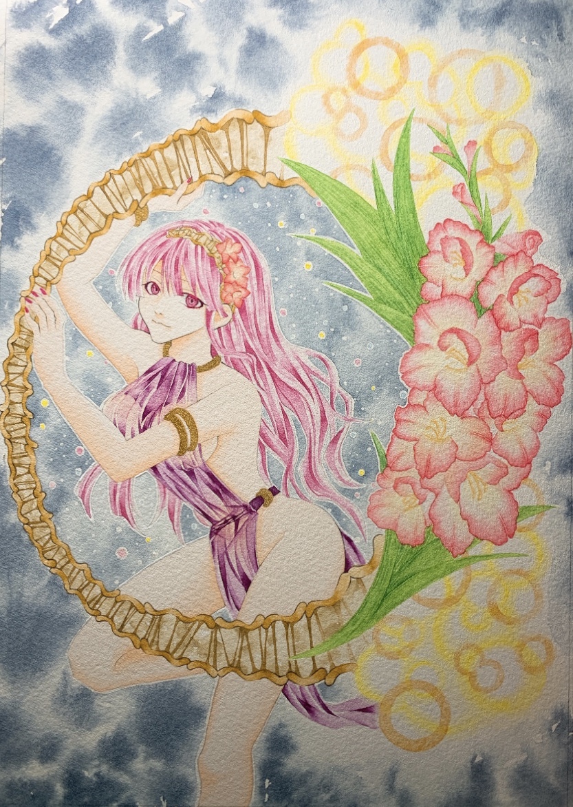 イラスト手描き オリジナル グラジオラスの夢 手描きイラスト 売買されたオークション情報 Yahooの商品情報をアーカイブ公開 オークファン Aucfan Com