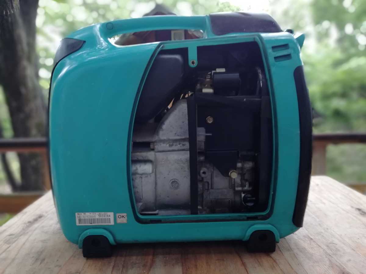 インバーター発電機 デンヨー GE1400ss-iv 稼働中古品 取扱説明書(写 