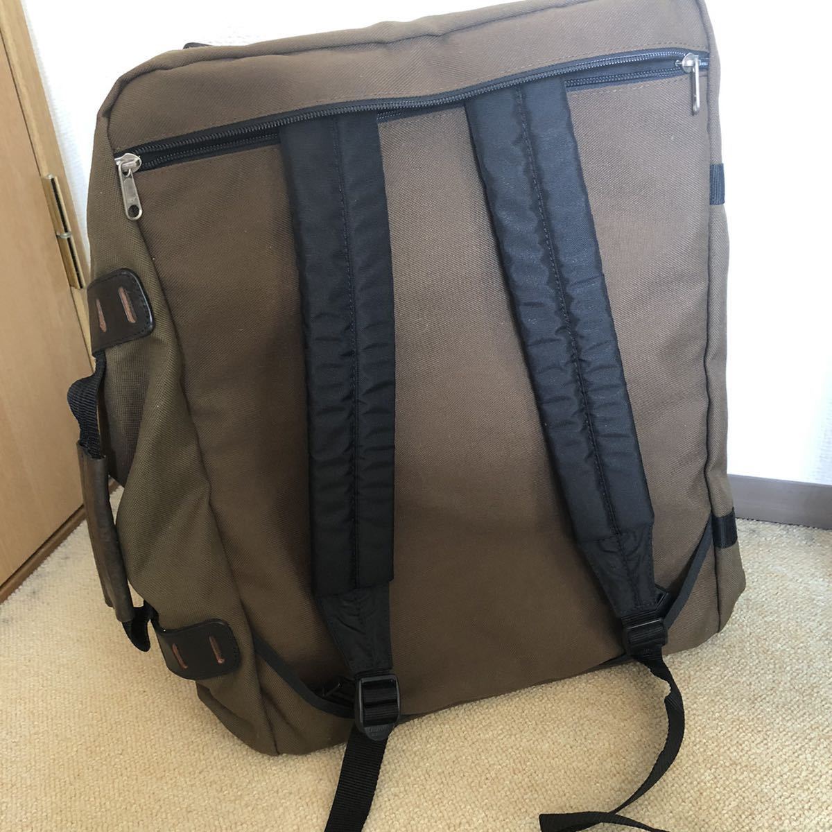 ユナイテッドアローズ　UNITED ARROWS BLUE:LABEL＊リュック　旅行バック＊焦げ茶　黒