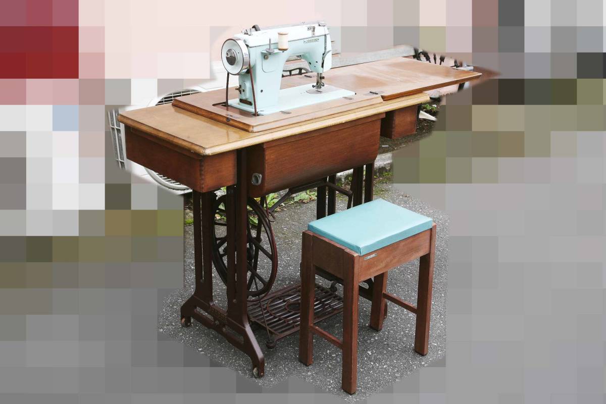 ジャノメ JANOME 足踏みミシン アンティーク レトロ ♯アンティーク 