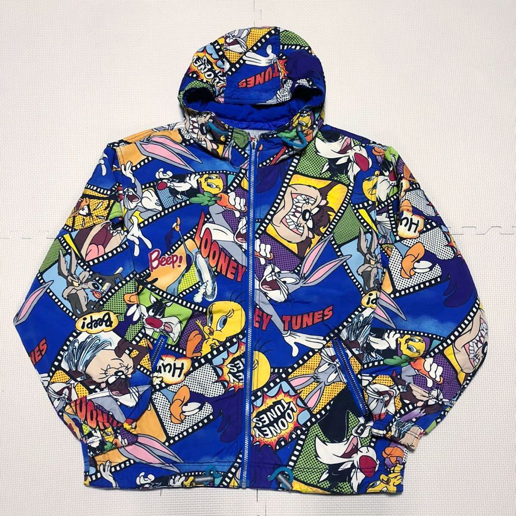  LOONEY TUNES ルーニーテューンズ GOLDWIN 90's 総柄 スキージャケット パーカー 160(XSサイズ以下)｜売買されたオークション情報、yahooの商品情報をアーカイブ公開 - オークファン トップス、ジャケット