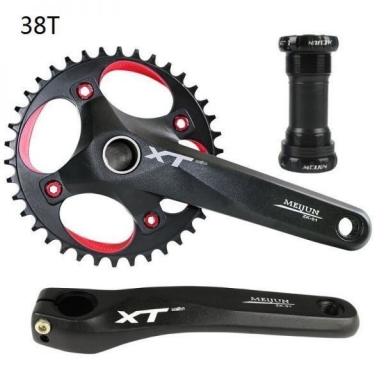  赤字覚悟 104BCDシングルスピードMTBバイクチェーンホイールクランクセット 中空歯プレート ボトムブラケット 選べる4色(セット)｜売買されたオークション情報、yahooの商品情報をアーカイブ セット