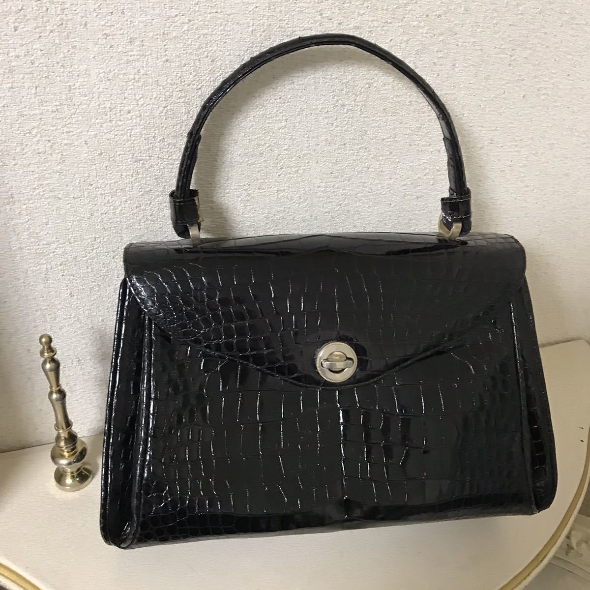 MORABITO モラビト クロコダイル 極美品!!! ハンドバッグ 入手困難 