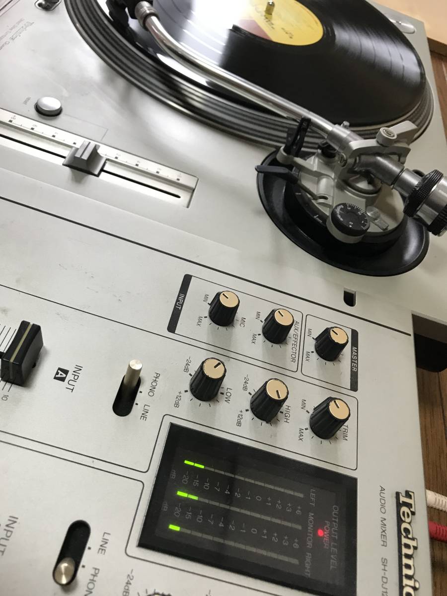 TECHNICS テクニクス ターンテーブル 2台 DJ ミキサー セット おまけ