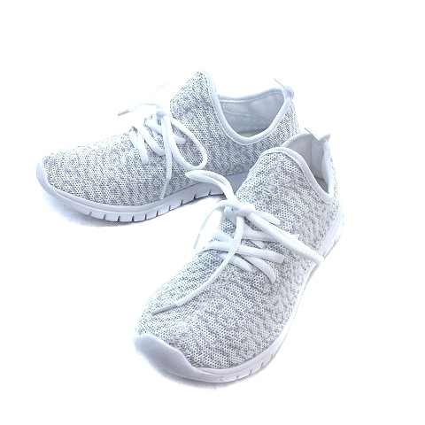 ハッシュアッシュ Hushush スニーカー シューズ ローカット メッシュ 総柄 L 白 ホワイト Ct レディース 女性用 売買されたオークション情報 Yahooの商品情報をアーカイブ公開 オークファン Aucfan Com