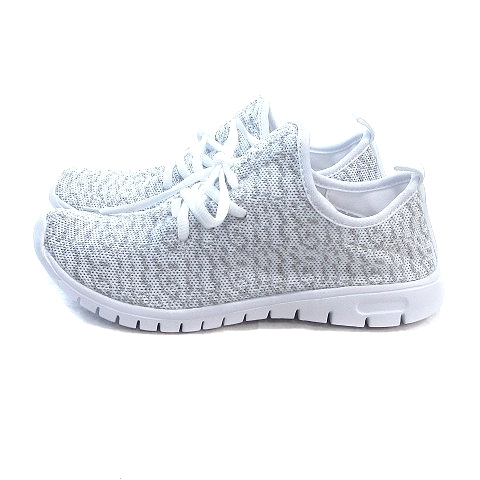 ハッシュアッシュ Hushush スニーカー シューズ ローカット メッシュ 総柄 L 白 ホワイト Ct レディース 女性用 売買されたオークション情報 Yahooの商品情報をアーカイブ公開 オークファン Aucfan Com